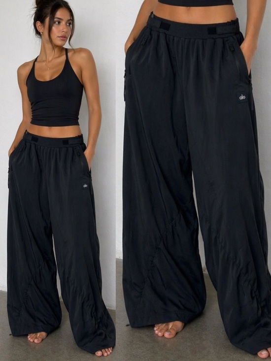 ALO Yoga Pants - Alo Yoga High-Waist Elevation Trouser Black size S